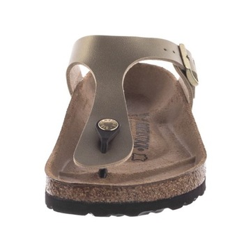 Buty na Lato Damskie Japonki Klapki Birkenstock Gizeh 1016108 Złote