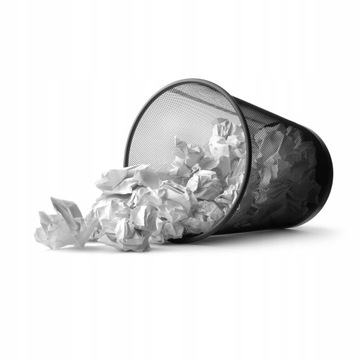 МЕТАЛЛИЧЕСКИЙ КОНДЕР ДЛЯ БУМАГИ, 19 ЛИТРОВ, ЧЕРНЫЙ