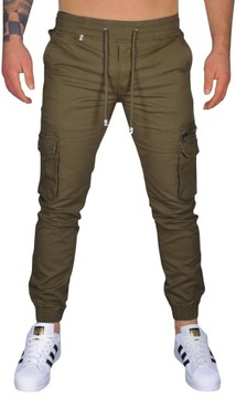 MĘSKIE BOJÓWKI SPODNIE ELASTYCZNE JOGGERY JAKOŚĆ