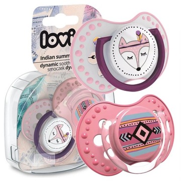 LOVI SMOCZEK DYNAMICZNY ORTODONTYCZNY 2 SZT 6-18 m