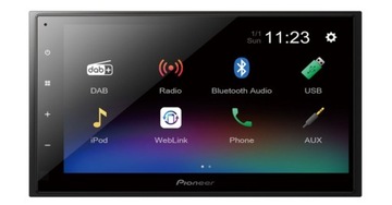 Radio 2DIN DAB+ PIONEER DMH-A340DAB iPod BT USB