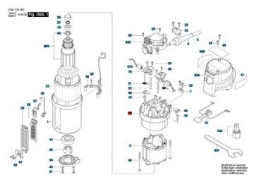 КОРПУС BOSCH GOF1600 CE ОРИГИНАЛ 2610957779