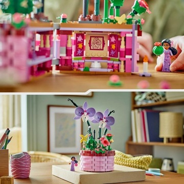 Цветочный горшок Изабелы с орхидеями LEGO Disney 43237
