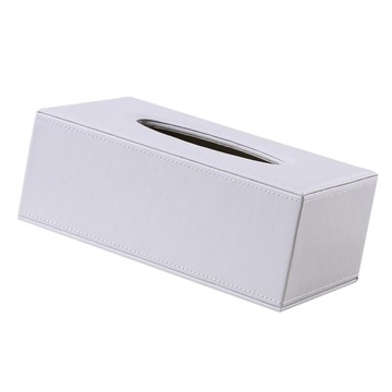 Pudełko na serwetki Skórzane pudełko na chusteczki Pojemnik na papier do