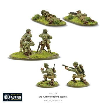 Команды вооружения армии США Bolt Action + 3 кубика