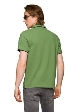 Koszulka Polo Męska Zielona Lancerto Dominic S