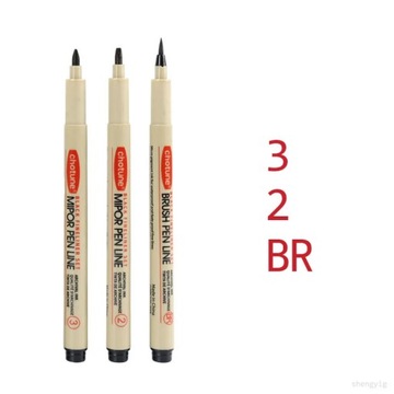Art Manga Outlining Pen Pigment Liner Micron Pen Marker set Hook Line