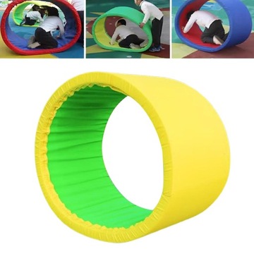 Круг для ползания, оборудование для сенсорного обучения, игровой реквизит, интерактивный желтый цвет.