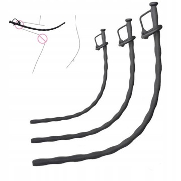 Silicone Hollow Urethral Catheter Male Penis Plug