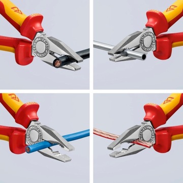 Набор изолированных клещей для электрика VDE 1 кВ КОМПЛЕКТ 3 шт. KNIPEX 00 20 12