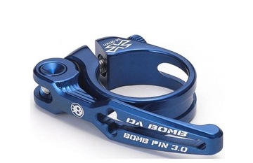 Zacisk sztycy Bomb QR 3.0clamp 34.9mm niebieski GS