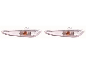 2X SVĚTLA SMĚROVKA ABAKUS PŘEDNÍ L+P DO BMW 1 E81 E82 E88 3 E90