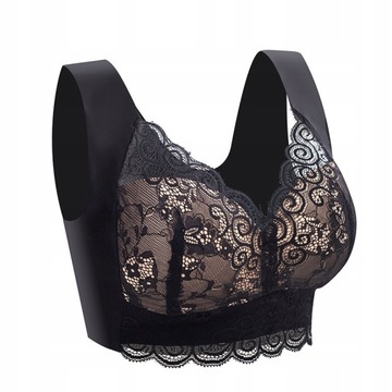 BIUSTONOSZ STANIK DUŻY BIUSTONOSZ SOFT TOP KORONKOWY, 6XL