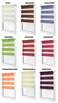 РОЛЛОННЫЕ ШТОРЫ ДЕНЬ И НОЧЬ 57 x 150 СМ С НАТЯЖИТЕЛЕМ СЕРЫЙ БЕЛЫЙ ЧЕРНЫЙ и ДРУГИЕ