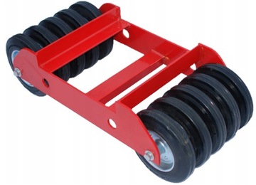 Wózek Transportowy Do Transportu Rolka Wózek Pod Koło 2300kg 20cm Czerwony