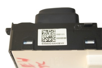 KIA OPTIMA 4 IV PŘEPÍNAČ ZVEDÁNÍ OKNO LEVÝ ZADNÍ 93580D4AH0BYF