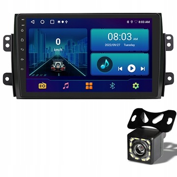 РАДИО GPS НАВИГАЦИЯ ANDROID FIAT SEDICI SUZUKI SX4 + КАРКАС МАСКИ