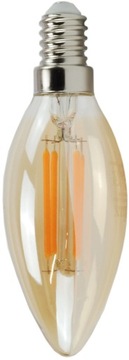 żarówka LED 4W 400lm EDISON e14 świeca LOFT pająk