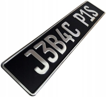 Tablica Czarna Tłoczona Aluminiowa - J3B4C P1S