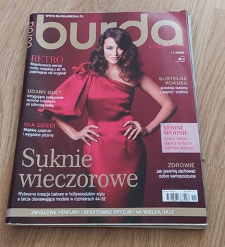 Burda moda&styl 11/2009 moda dla dzieci
