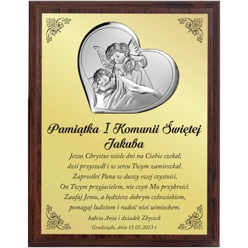 PAMIĄTKA I PIERWSZEJ KOMUNII ŚWIĘTEJ NA PREZENT
