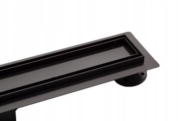 БАЛЬНЕО ЛИНЕЙНЫЙ СЛИВ ЧЕРНЫЙ ОТСАДОЧНЫЙ БАК ГЛУБИНОЙ 60 СМ