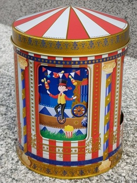 Музыкальная шкатулка 16х12см Szapito Circus, металлическая шкатулка