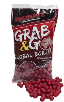 Kulki PROTEINOWE Starbaits Grab Go 5kg 14mm TRUSKAWKA 87714