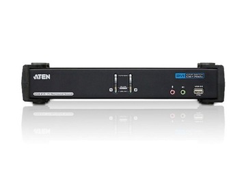 KVM-переключатель ATEN CS1782A-AT-G, 2 порта, USB 2.0