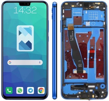 NOWY EKRAN LCD HONOR 8x JSN-L21 JSN-L23 JSN-AL00 Z RAMKĄ