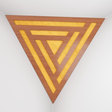 2szt Pułapki Basowe Kątowa Triangle SCIFI-F | Wiśnia-Żółty