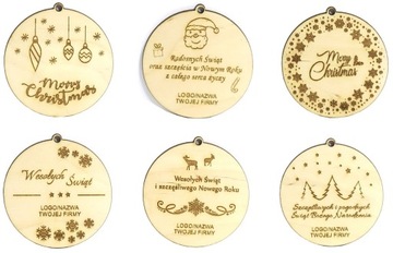 BOMBKA KARTKA ŚWIĄTECZNA ŚWIĘTA FIRMOWA Z LOGO MCA