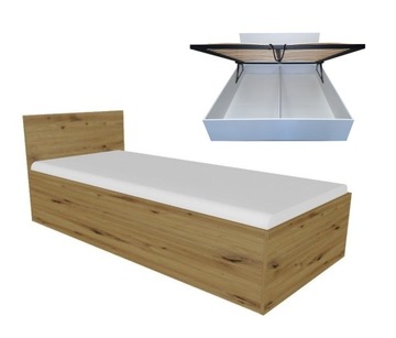 Łóżko VICTORIA LUX 120 rama metal artisan - kolory