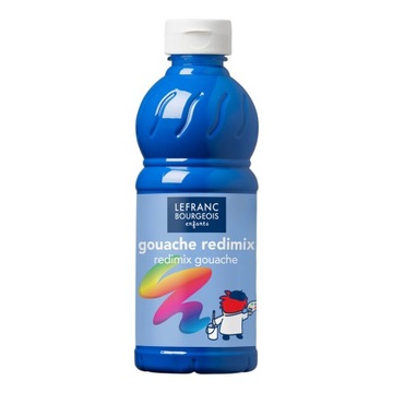 FARBA PLAKATOWA TEMPERA 500ML NIEBIESKA L&B
