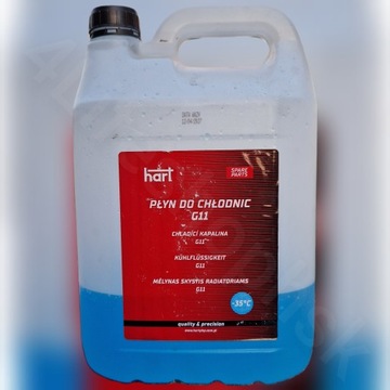 [] PŁYN DO CHŁODNIC 5L -35°C (NIEBIESKI) G11