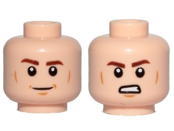 LEGO Główka Głowa 3626cpb2108 Cielista Han Solo Legolas Cedric Diggory
