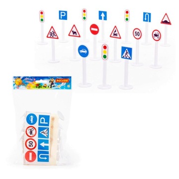 Zestaw znaków drogowych