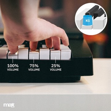 Полувзвешенная клавиатура 88K DIGITAL PIANO и сустейн