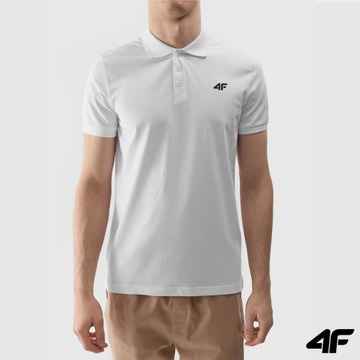 KOSZULKA POLO MĘSKA 4F M129 100% BAWEŁNA POLÓWKA T-SHIRT M