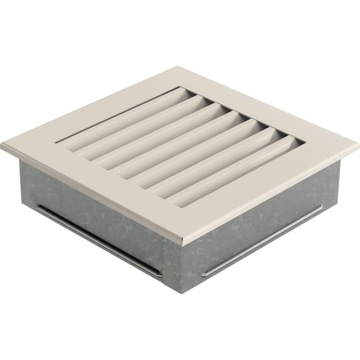 Kratka wentylacyjna FRESH kremowa 17x17 + gratis