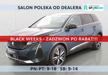 Peugeot 5008 II Crossover Facelifting 1.2 PureTech 130KM 2022 Peugeot 5008 GT Eat8 Fv23 Od RiA 1.2 Benzyna 130KM