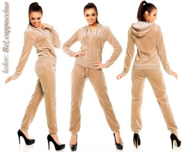 Велюровый спортивный костюм 8 COLOURS серый M