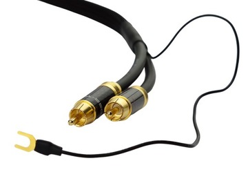 Kabel KLOTZ do gramofonu phono 2RCA-2RCA - 0,5m