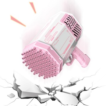 ПИСТОЛЕТ ДЛЯ МЫЛЬНЫХ ПУЗЫРЕЙ БОЛЬШОЙ ЭЛЕКТРИЧЕСКИЙ 88 ОТВЕРСТИЙ ЖИДКОСТЬ + АККУМУЛЯТОР