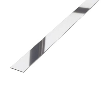 Płaskownik ozdobny stal srebrny poler 20mm/270 cm