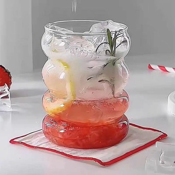 Ребристые стаканы Кофе со льдом Стаканы для кофе со льдом Чай со льдом Вода