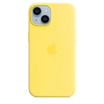 Oryginalne silikonowe etui Apple MQU73ZM/A z MagSafe Phone 14 Zółty