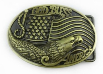 Orzeł GOD BLESS AMERICA klamra zapinka do pasa