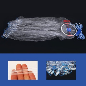 Ручная рыболовная сеть длиной 2,4 м.