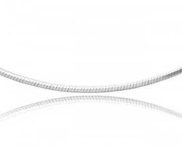Łańcuszek srebrny damski splot linka 42 cm 925